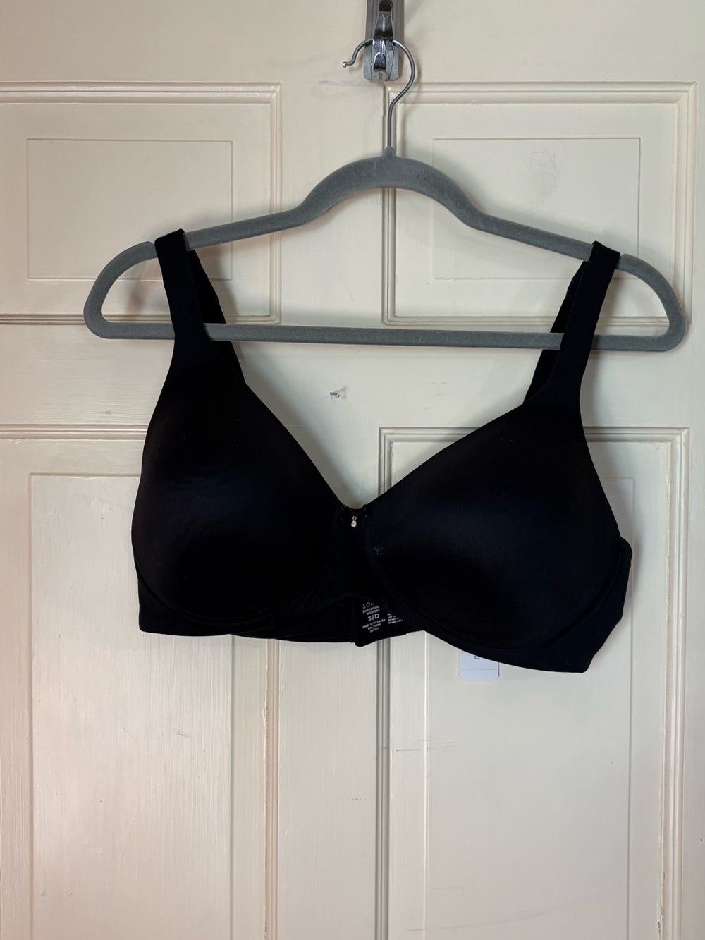 Soma 38D Embraceable Full Coverage Wireless Bra Black New